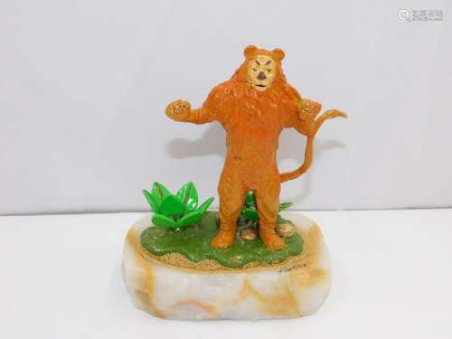 Ron Lee The Wizard of Oz Cowardly Lion Statue