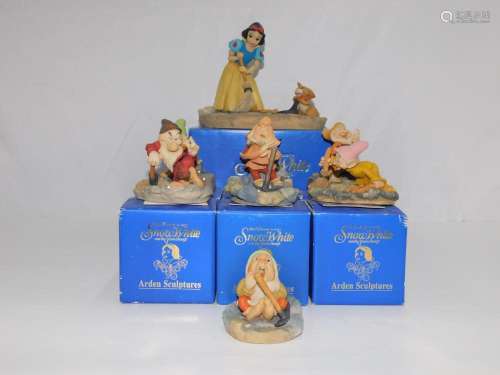 Walt Disney Snow White Arden Sculptures Figurine Set