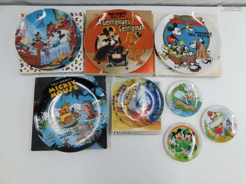 Group Lot of Disney Collector Plates