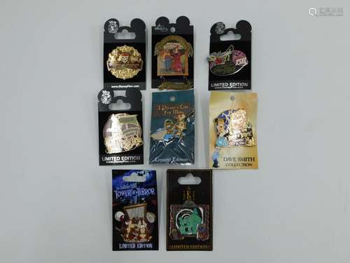 Lot of 8 Disney Attraction Pins