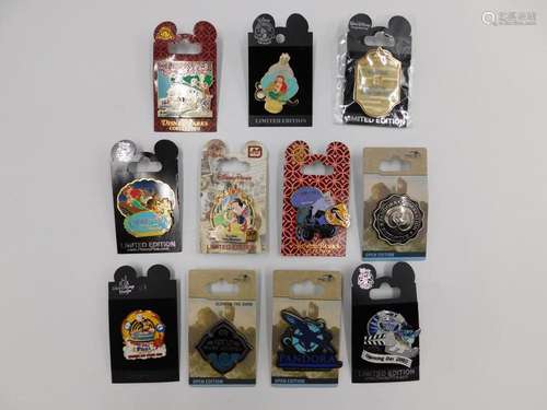 Lot of 11 Disney Attraction Pins