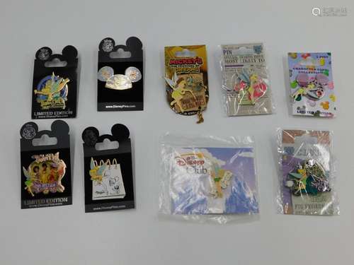 Lot of 9 Tinker Bell Pins