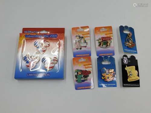 Lot of Walt Disney Independence Day Pins