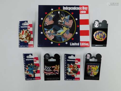 Lot of Limited Edition Disney Independence Day Pins