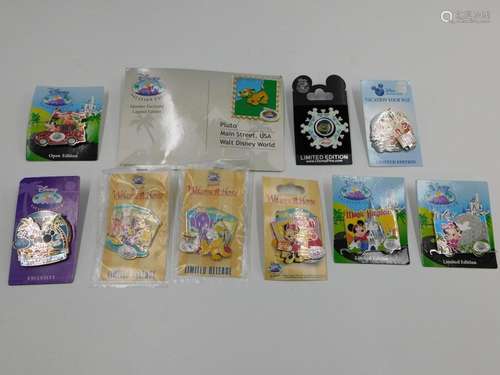 Lot of 10 Disney Vacation Club Pins