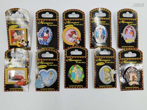 Lot of 10 Disney Marquee Collection Limited Edition Pins