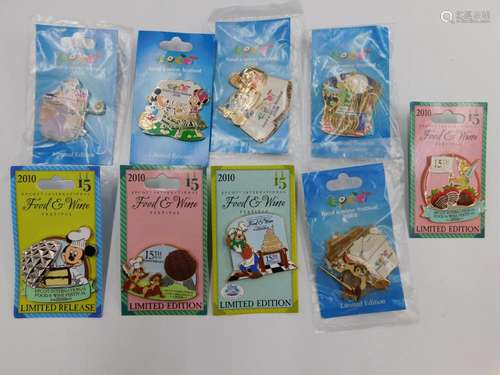 Lot of 9 Epcot International Food & Wine Festival Limite...