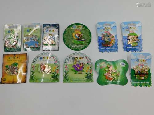 Lot of 11 Epcot Flower & Garden Festival Limited Edition...