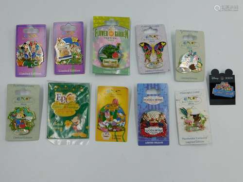 Lot of 11 Epcot Flower & Garden Festival Pins