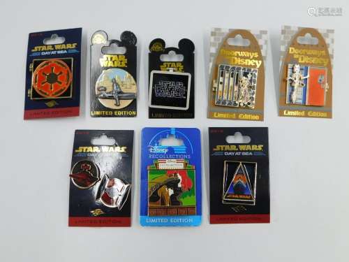 Lot of 8 Mixed Disney Limited Edition Pins