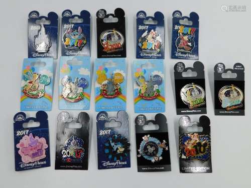 Lot of 16 Disney Parks Annual Pins
