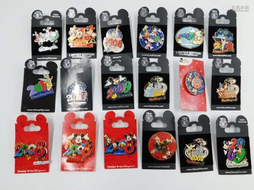 Lot of 18 Disney Parks Annual Pins