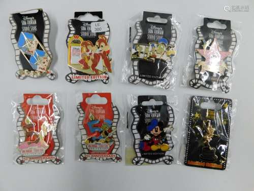 Lot of 8 Limited Edition Disney Soda Fountain and Studio Sto...