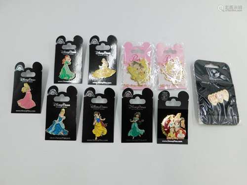 Lot of 10 Disney Princess Pins