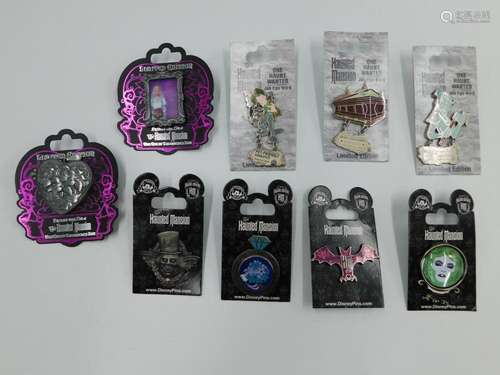 Lot of 9 Disney Haunted Mansion Pins