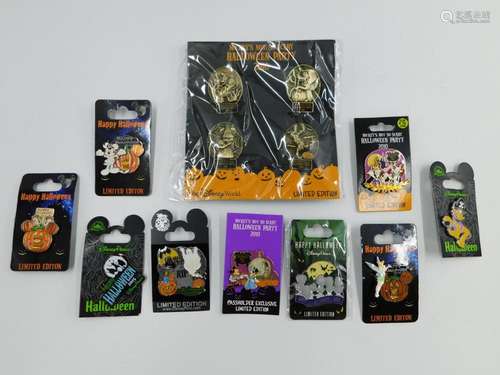 Large Lot of Disney Halloween Pins