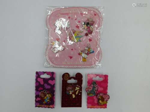 Lot of Disney Valentines Day 2010 Pins