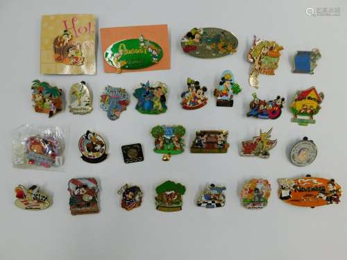 Lot of 28 Disney Character/Holiday Pins