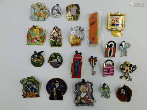 Lot of 21 Disney Character/Attraction Pins