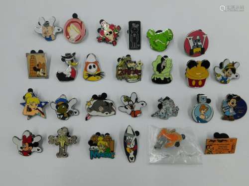 Lot of 26 Miscellaneous Hidden Mickey Pins