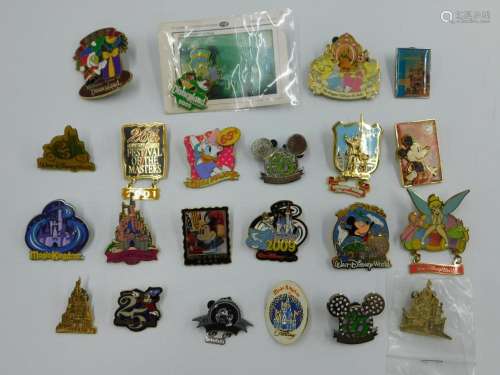 Lot of 22 Mixed Disney Park and Event Pins