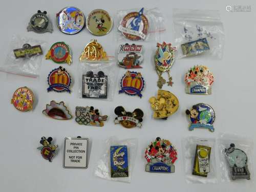 Lot of 26 Mixed Disney Pins