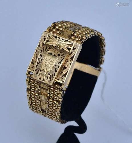 14k Gold Watch Bracelet