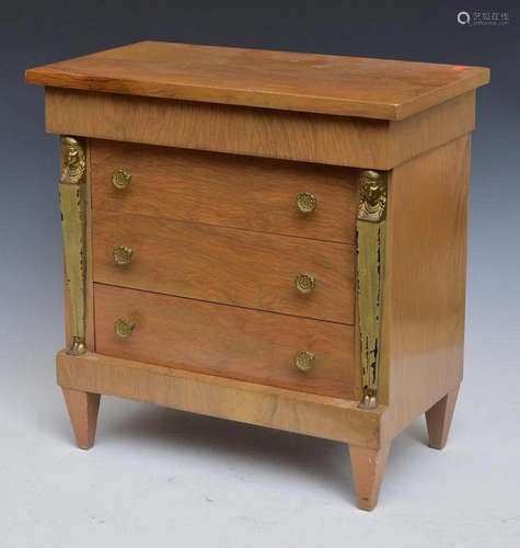 Miniature Empire Chest of Drawers