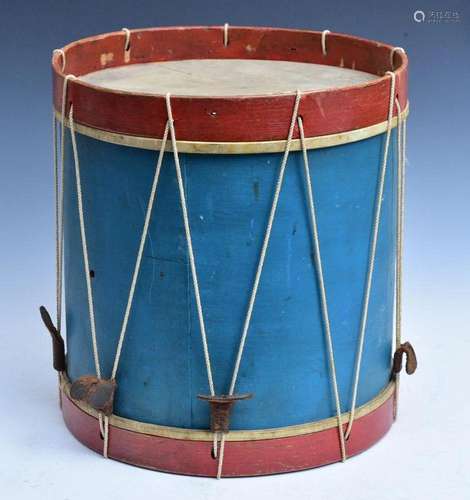 Painted Civil War Era Drum