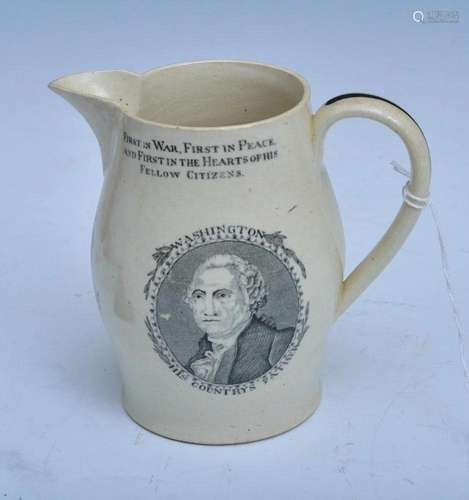 Liverpool Creamware Pitcher