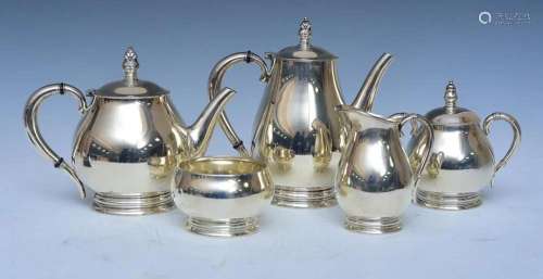 International Royal Danish Sterling Silver Tea Set