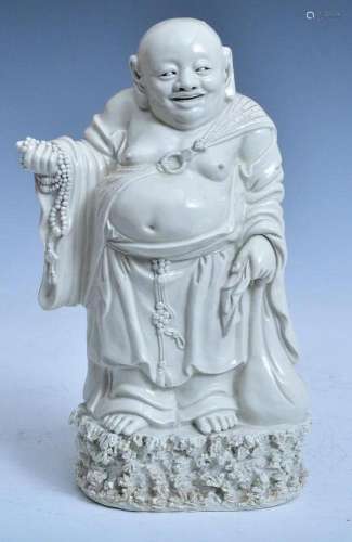 Chinese Blanc D'Chin Buddha Statue