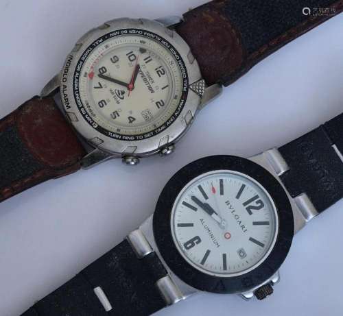 Bulgari and Timex Wrist Watches