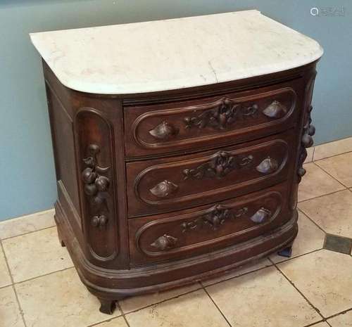 Victorian Walnut Commode