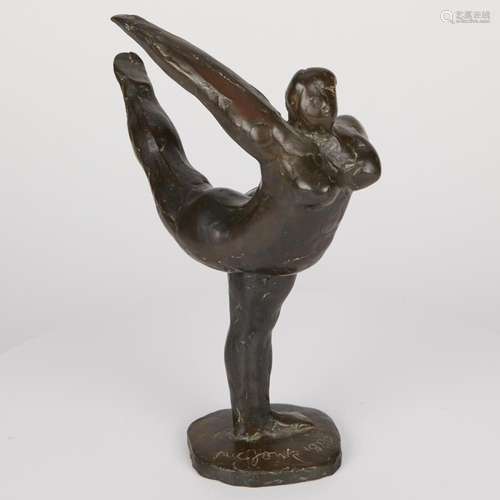 Nic Jonk Dancing Woman Bronze Sculpture