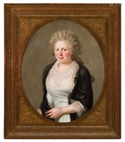 18th C. European School. lady portrait