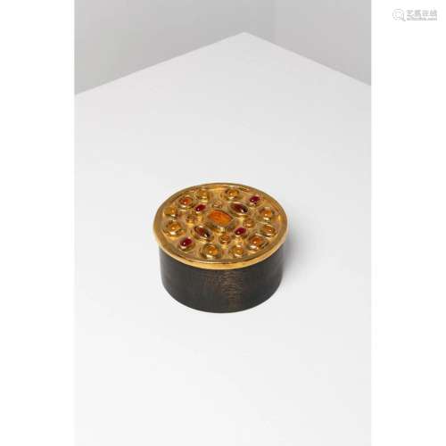 Mithé Espelt (1923-2020) 'Rond-perle' box – Large mo...