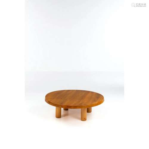 Charlotte Perriand (1903-1999) Table Pine wood Model created...