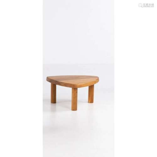 Pierre Chapo (1927-1987) Model T23 Coffee table Elm wood Mod...