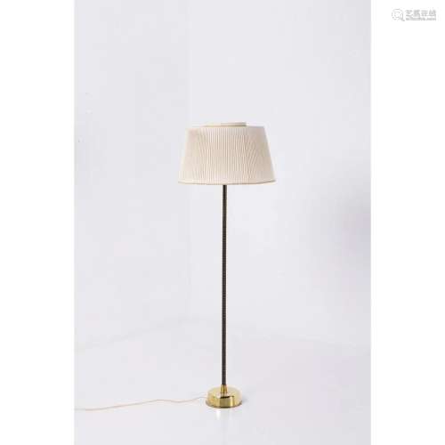 Lisa Johansson-Pape (1907-1989) Ihanne Floor lamp Brass, lea...