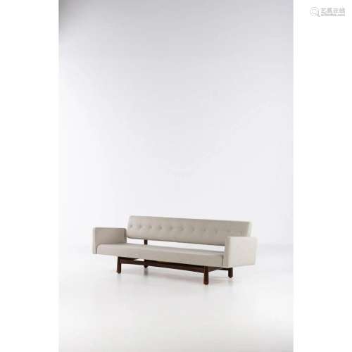 Edward Wormley (1907-1995) Model 5316 Sofa Wood and fabric E...