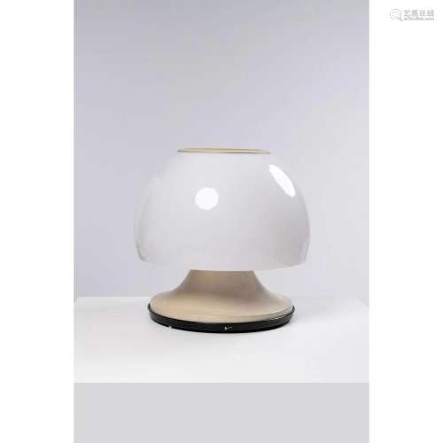 Gino Sarfatti (1912-1985) Model 596 Table lamp Opaline metha...