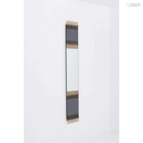Ettore Sottsass (1917-2007) Mirror Brass, mirror, lacquered ...