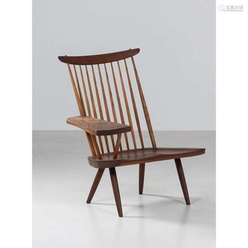 George Nakashima (1905-1990) Single arm lounge chair Armchai...