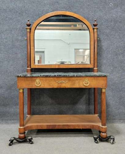 French Empire Style Bronze Mounted Vanity