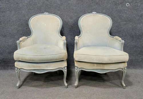 Pair Of Designer Bergeres