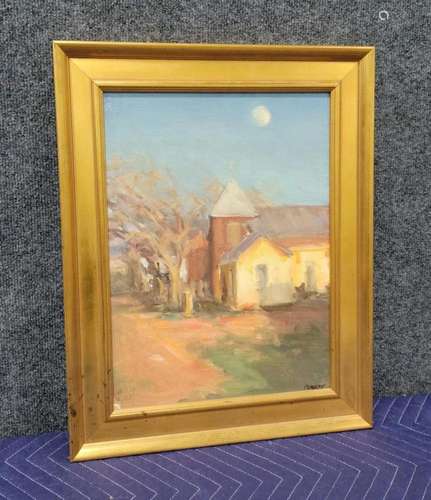 Oil Painting Of Church (SIGNITURE IN PHOTOS)