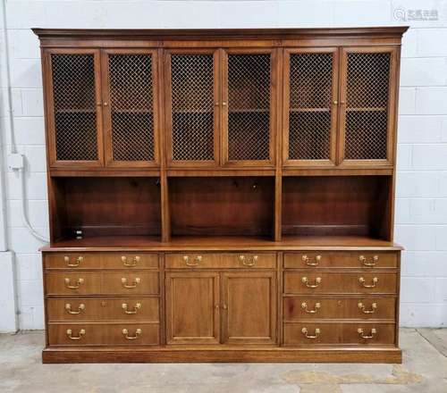 Large Baker Two Piece Cabinet