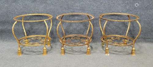 3 Italian Tassle Tables