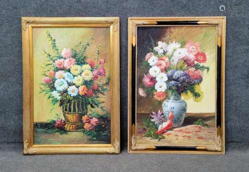 2 Flower Pot Paintings